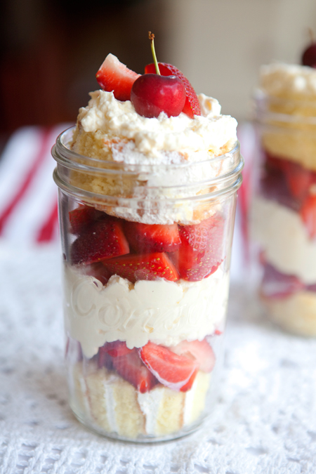 Christmas Trifle in a Jar
