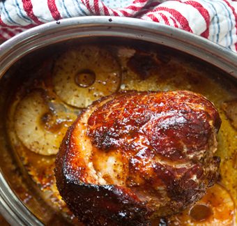 Easy roast gammon and glaze recipe