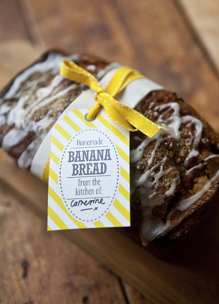 Banana Bread Gift Labels