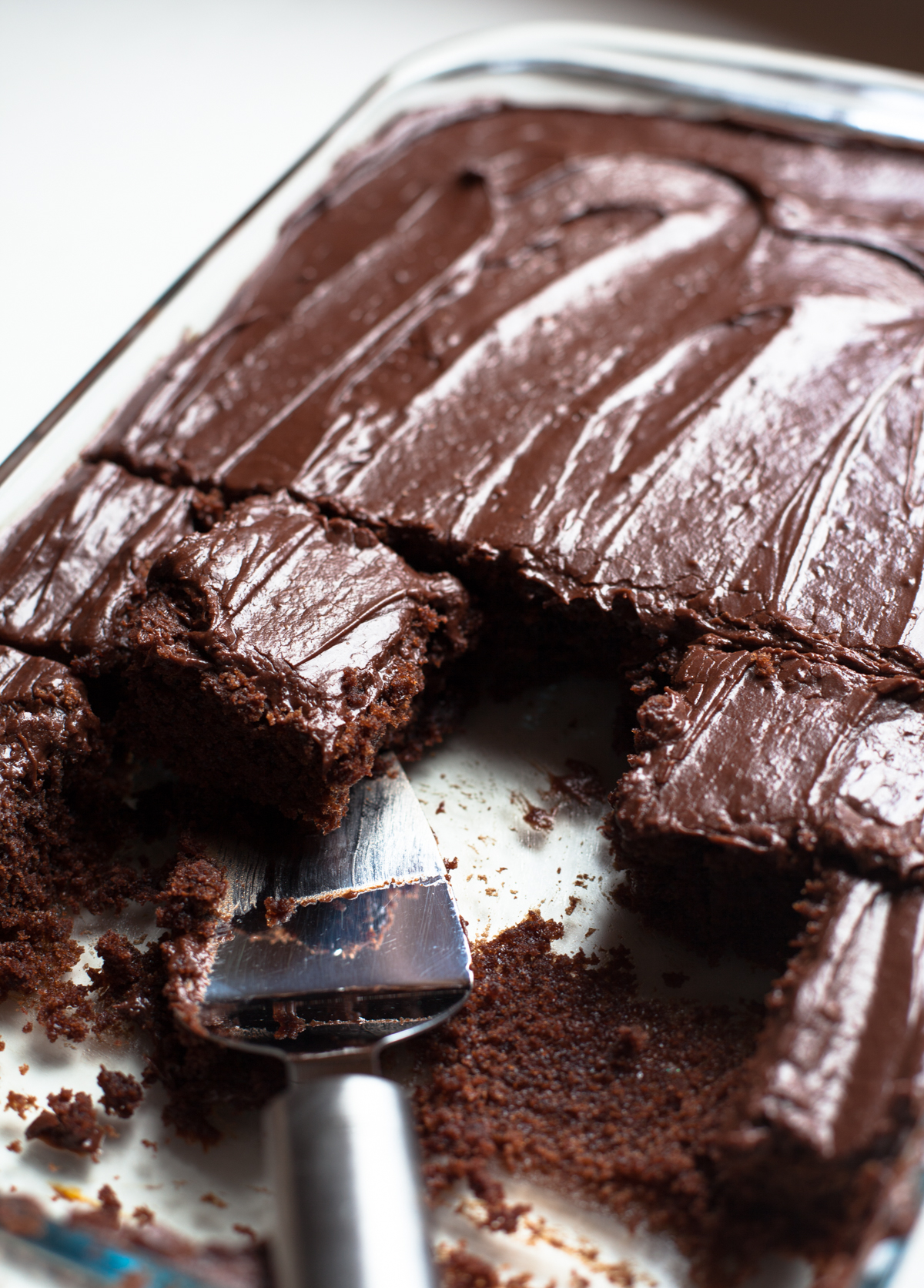Rich, Moist, Decadent Chocolate Sheet Cake - Yummy