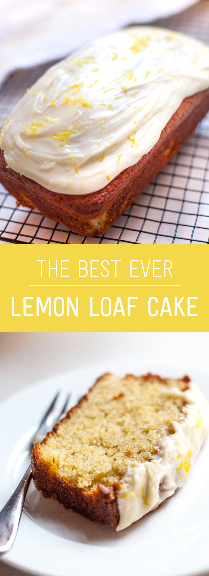Best Ever Lemon Loaf Cake - So easy, so delicious and moist. Full of real lemon flavour.