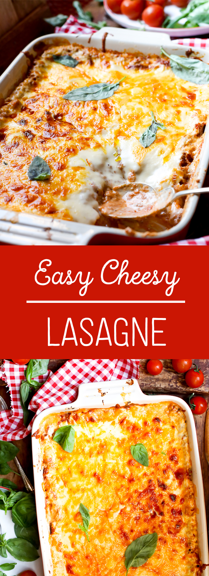 easy cheesy lasagne recipe
