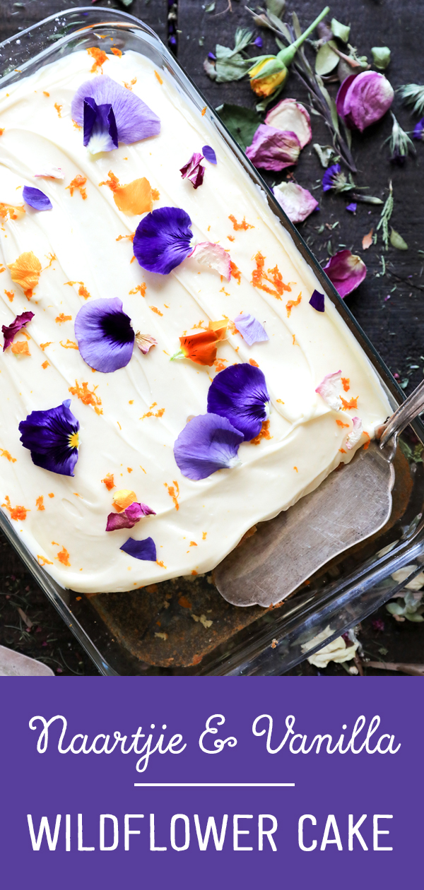 Wildflower Sheet Cake with Citrus and Vanilla Beans