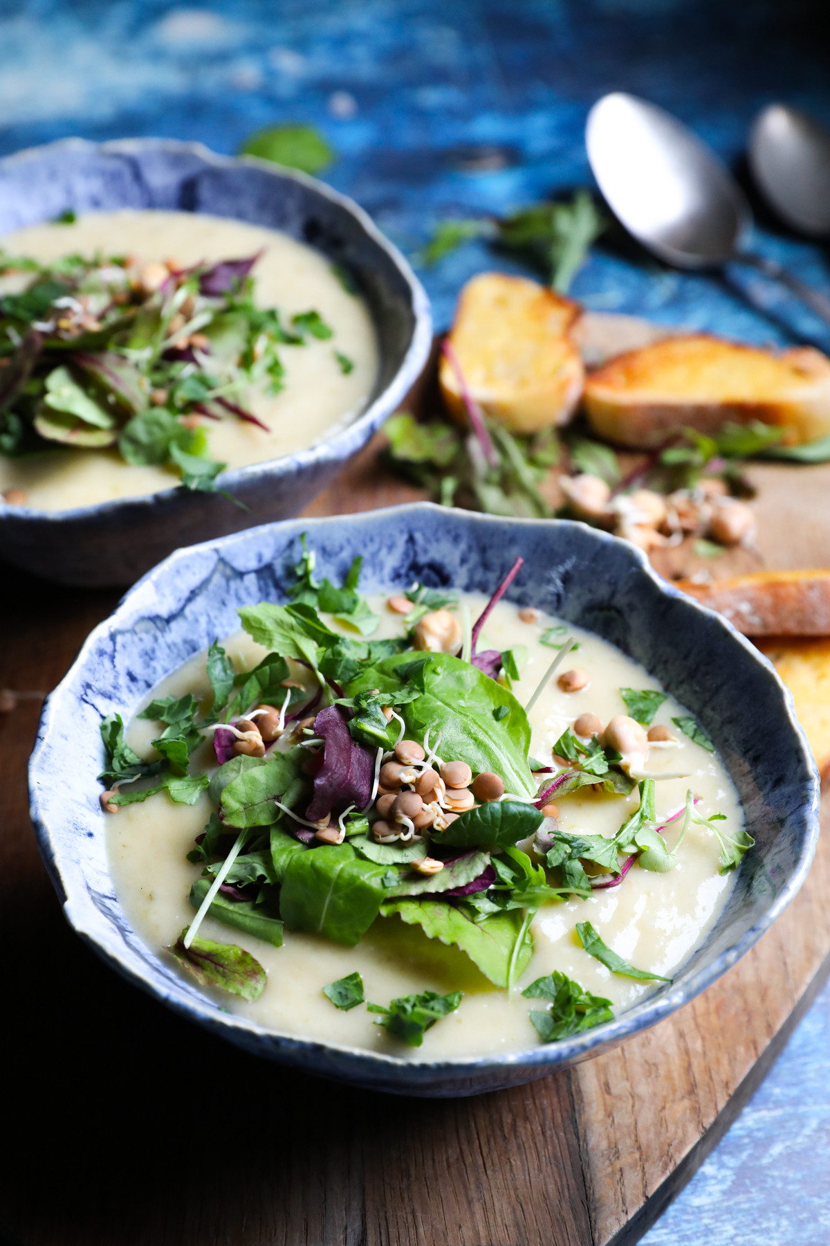Potato and Celery Soup - perfect meal for vegans and vegetarians.