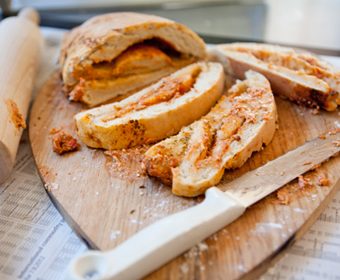 Bake your own pesto bread recipe
