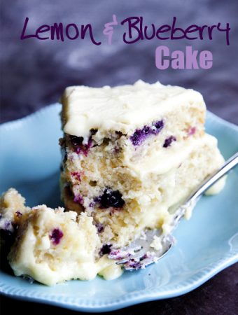 best blueberry and lemon cake ever
