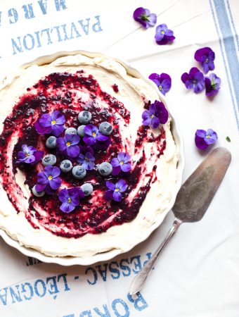 Rustic Blueberry Cheesecake