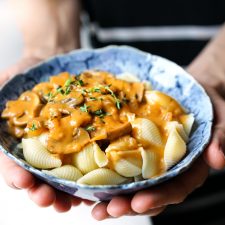 5 star vegetarian stroganoff recipe with mushrooms Just Easy Recipes