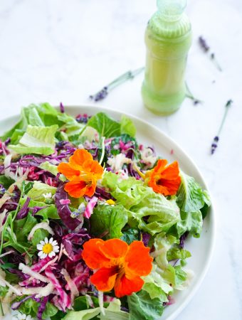 A beetroot salad with a delicious honey and mustard dressing