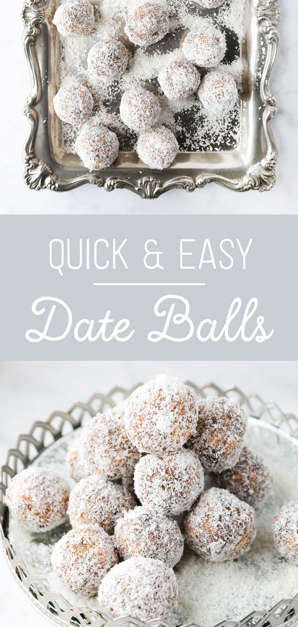 quick and easy date balls recipe