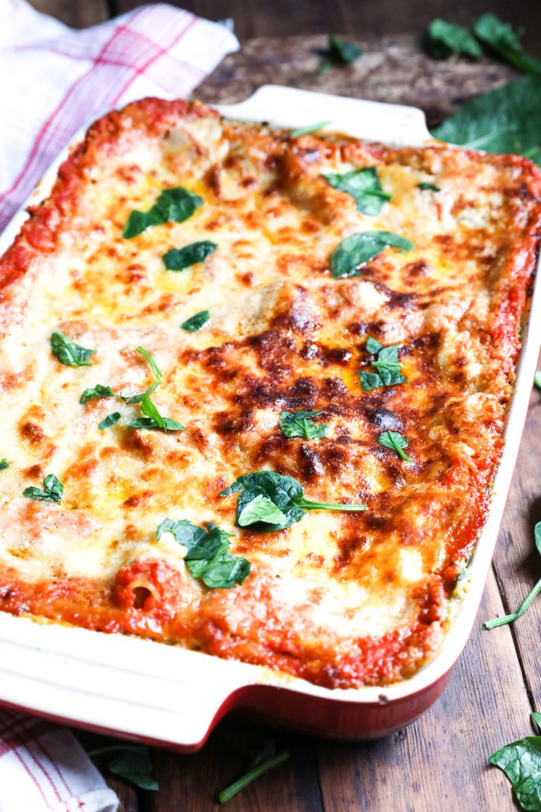 Easy Vegetarian Lasagne | Just Easy Recipes