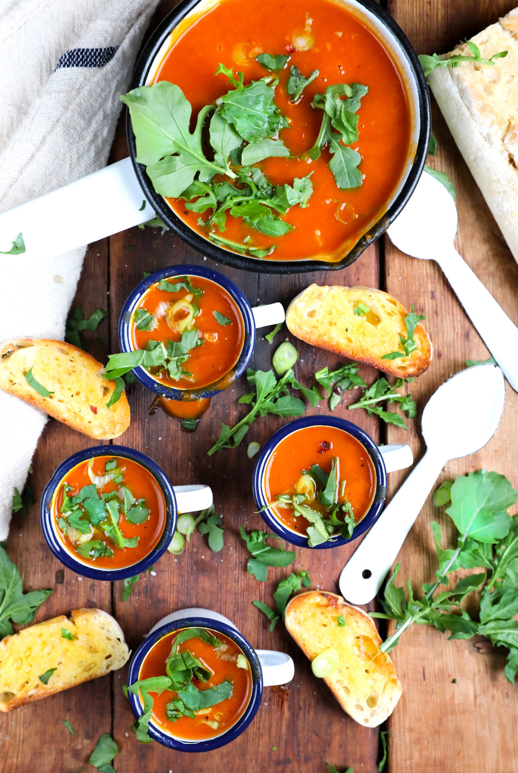 Roasted Butternut and Red Pepper Soup recipe