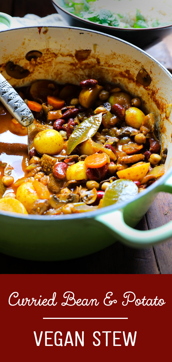 Curried Bean and Potato Vegan Stew Recipe